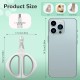 Euqvunn Cat Claw Scissors, Professional Cat Nail Scissors with Positioning Hole, Cat Claw Cutter for Kittens, Rabbits, Guinea Pigs, Birds, Puppies and Small Animals (Grey) Euqvunn Cat Claw Scissors, Professional Cat Nail Scissors with Positioning Hole, Cat Claw Cutter for Kittens, Rabbits, Guinea Pigs, Birds, Puppies and Small Animals (Grey)