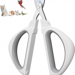 Euqvunn Cat Claw Scissors, Professional Cat Nail Scissors with Positioning Hole, Cat Claw Cutter for Kittens, Rabbits, Guinea Pigs, Birds, Puppies and Small Animals (Grey) Euqvunn Cat Claw Scissors, Professional Cat Nail Scissors with Positioning Hole, Cat Claw Cutter for Kittens, Rabbits, Guinea Pigs, Birds, Puppies and Small Animals (Grey)