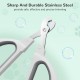 Euqvunn Cat Claw Scissors, Professional Cat Nail Scissors with Positioning Hole, Cat Claw Cutter for Kittens, Rabbits, Guinea Pigs, Birds, Puppies and Small Animals (Grey) Euqvunn Cat Claw Scissors, Professional Cat Nail Scissors with Positioning Hole, Cat Claw Cutter for Kittens, Rabbits, Guinea Pigs, Birds, Puppies and Small Animals (Grey)