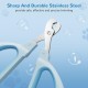 Euqvunn Cat Claw Scissors, Professional Rabbit Claw Scissors with Positioning Hole, Cat Claw Cutter for Kittens, Rabbits, Guinea Pigs, Birds, Puppies and Small Animals (Blue) Euqvunn Cat Claw Scissors, Professional Rabbit Claw Scissors with Positioning Hole, Cat Claw Cutter for Kittens, Rabbits, Guinea Pigs, Birds, Puppies and Small Animals (Blue)