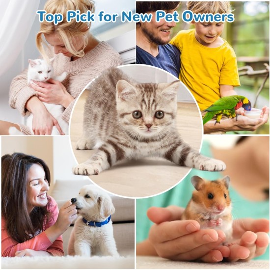 Euqvunn Cat Claw Scissors, Professional Rabbit Claw Scissors with Positioning Hole, Cat Claw Cutter for Kittens, Rabbits, Guinea Pigs, Birds, Puppies and Small Animals (Blue) Euqvunn Cat Claw Scissors, Professional Rabbit Claw Scissors with Positioning Hole, Cat Claw Cutter for Kittens, Rabbits, Guinea Pigs, Birds, Puppies and Small Animals (Blue)