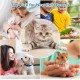 Euqvunn Cat Claw Scissors, Professional Rabbit Claw Scissors with Positioning Hole, Cat Claw Cutter for Kittens, Rabbits, Guinea Pigs, Birds, Puppies and Small Animals (Blue) Euqvunn Cat Claw Scissors, Professional Rabbit Claw Scissors with Positioning Hole, Cat Claw Cutter for Kittens, Rabbits, Guinea Pigs, Birds, Puppies and Small Animals (Blue)