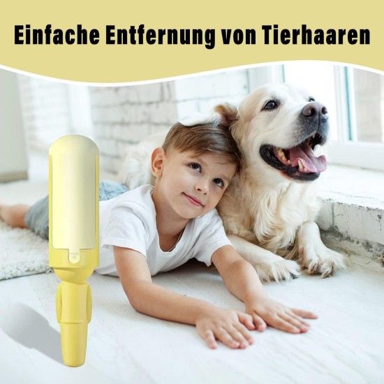 FQQF Lint Roller Pet Hair, Reusable Pet Hair Remover, Lint Brush for Cat Hair and Dog Hair Removal, Reusable for Sofa, Car, Bed, Clothes FQQF Lint Roller Pet Hair, Reusable Pet Hair Remover, Lint Brush for Cat Hair and Dog Hair Removal, Reusable for Sofa, Car, Bed, Clothes