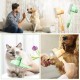 Fellblitz Cat Brush, Pack of 2 Cat Comb for Pets, Self-Cleaning Flea Comb for Cats and Dogs with Release Button, Cat Brush for Cleaning Loose Knotted Fur