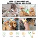 Fellblitz Cat Brush, Pack of 2 Cat Comb for Pets, Self-Cleaning Flea Comb for Cats and Dogs with Release Button, Cat Brush for Cleaning Loose Knotted Fur