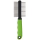Ferplast 2 in 1 Comb for Dogs and Cats Medium Long Hair Rounded Chrome Teeth Non-Slip Handle Ferplast 2 in 1 Comb for Dogs and Cats Medium Long Hair Rounded Chrome Teeth Non-Slip Handle