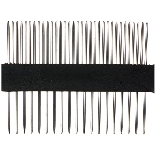 Ferplast 2 in 1 Comb for Dogs and Cats Medium Long Hair Rounded Chrome Teeth Non-Slip Handle Ferplast 2 in 1 Comb for Dogs and Cats Medium Long Hair Rounded Chrome Teeth Non-Slip Handle