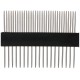 Ferplast 2 in 1 Comb for Dogs and Cats Medium Long Hair Rounded Chrome Teeth Non-Slip Handle Ferplast 2 in 1 Comb for Dogs and Cats Medium Long Hair Rounded Chrome Teeth Non-Slip Handle