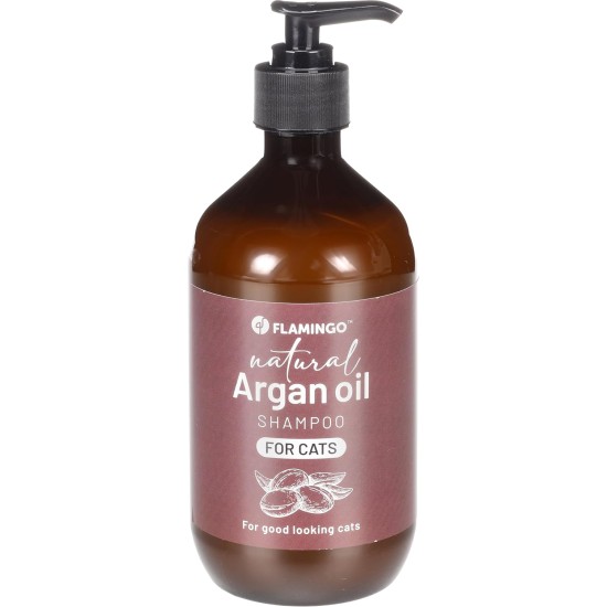 Flamingo Natural Cat Shampoo - 500ml Gentle Moisturising Grooming Shampoo for Coat Flamingo Natural Cat Shampoo - 500ml Gentle Moisturising Grooming Shampoo for Coat