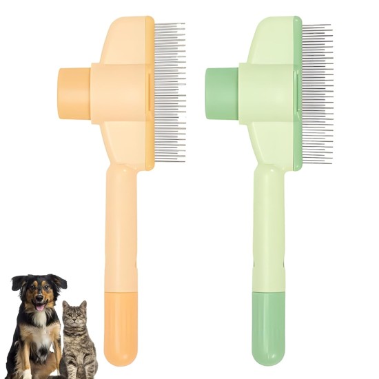 Flea Comb for Cats, Pack of 2 Cat Comb Long Hair, Magic Brush Cat, Comb for Cats, Cat Comb, 20 x 8 x 2 cm, ABS and Stainless Steel, for Grooming and Flea Control Flea Comb for Cats, Pack of 2 Cat Comb Long Hair, Magic Brush Cat, Comb for Cats, Cat Comb, 20 x 8 x 2 cm, ABS and Stainless Steel, for Grooming and Flea Control