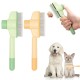 Flea Comb for Cats, Pack of 2 Self-Cleaning Flea Comb and Grooming Brush for Pets, Flea Comb Dogs with Button for Quick Cleaning of Lost Hair