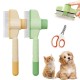 Flea Comb for Cats, Pack of 3, Cat Brush, 2 Flea Combs with Cleaning Button and 1 Nail Cutter, Cat Comb for Short and Long Hair Flea Comb for Cats, Pack of 3, Cat Brush, 2 Flea Combs with Cleaning Button and 1 Nail Cutter, Cat Comb for Short and Long Hair