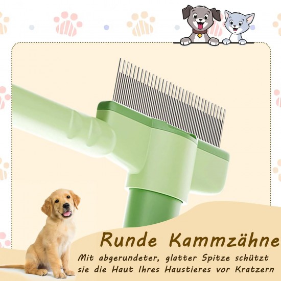 Flea Comb for Cats, Pack of 3, Cat Brush, 2 Flea Combs with Cleaning Button and 1 Nail Cutter, Cat Comb for Short and Long Hair Flea Comb for Cats, Pack of 3, Cat Brush, 2 Flea Combs with Cleaning Button and 1 Nail Cutter, Cat Comb for Short and Long Hair