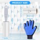 Flintronic Cat Grooming Glove with 120 Sheets Extra Sticky Lint Roller for Clothes Bed and Carpet, Lint Roller for Pet Hair Removal, Dogs, Dog Hair Dust & Lint Flintronic Cat Grooming Glove with 120 Sheets Extra Sticky Lint Roller for Clothes Bed and Carpet, Lint Roller for Pet Hair Removal, Dogs, Dog Hair Dust & Lint