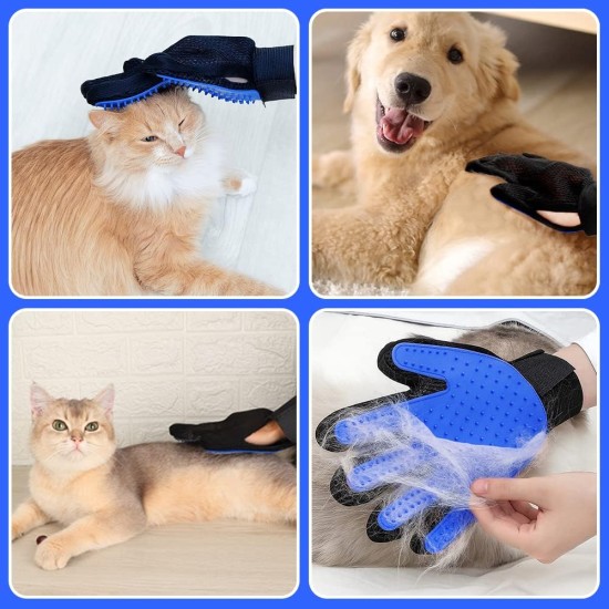 Flintronic Cat Grooming Glove with 120 Sheets Extra Sticky Lint Roller for Clothes Bed and Carpet, Lint Roller for Pet Hair Removal, Dogs, Dog Hair Dust & Lint Flintronic Cat Grooming Glove with 120 Sheets Extra Sticky Lint Roller for Clothes Bed and Carpet, Lint Roller for Pet Hair Removal, Dogs, Dog Hair Dust & Lint