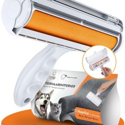 FusselMonster® Pet Hair Remover, Lint Roller for Dogs and Cats Designed for Effective Cleaning of Sofa, Carpet, Car, Reusable Cat Hair Remover, Lint Roller Pet Hair (White) FusselMonster® Pet Hair Remover, Lint Roller for Dogs and Cats Designed for Effective Cleaning of Sofa, Carpet, Car, Reusable Cat Hair Remover, Lint Roller Pet Hair (White)