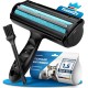 FusselZz® Home Premium Lint Roller Black Pet Hair - Self-Cleaning Pet Hair Remover for Cat Hair & Dog Hair Removal, Reusable Cat Hair Remover on Sofa, Carpet & Bed FusselZz® Home Premium Lint Roller Black Pet Hair - Self-Cleaning Pet Hair Remover for Cat Hair & Dog Hair Removal, Reusable Cat Hair Remover on Sofa, Carpet & Bed