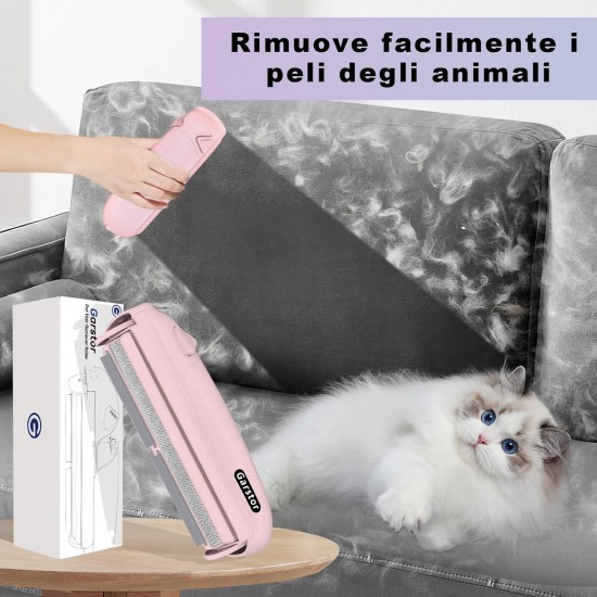 Garstor Cat Hair Remover, Dog Hair Remover, Pet Hair Remover, Lint Roller, Lint Brush for Pet Hair, Sofa, Bed, Carpet, Scratching Post, Pink Garstor Cat Hair Remover, Dog Hair Remover, Pet Hair Remover, Lint Roller, Lint Brush for Pet Hair, Sofa, Bed, Carpet, Scratching Post, Pink