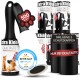 IDEALTASTIC® Lint Roller Pet Hair & Clothes in Value Pack with 2 x Handles and 5 x 100 Sheets I Lint Remover Clothing Extra Sticky I Pet Hair Remover Easy to Change I Lint Brush + Dust Cover