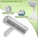 Just|fyn - 2-in-1 Pet Hair Remover, Lint Roller for Cat Hair & Dog Hair Removal - Self-Cleaning, Reusable for Sofa, Bed, Car, Clothes - Dog Accessories & Cat Accessories (Grey) Just|fyn - 2-in-1 Pet Hair Remover, Lint Roller for Cat Hair & Dog Hair Removal - Self-Cleaning, Reusable for Sofa, Bed, Car, Clothes - Dog Accessories & Cat Accessories (Grey)
