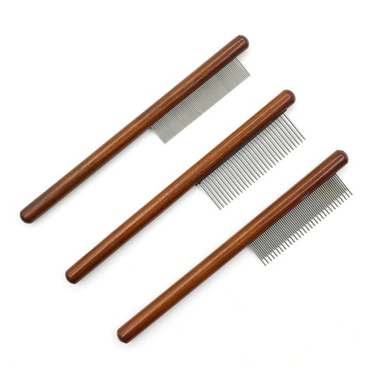 KQOZG Wooden Cat Comb, Cat Brush for Long Hair and Short Hair, Stainless Steel Dog Comb, Flea Comb for Cats, Suitable for All Lengths, Effectively Removes Tangles, Mats and Loose Hair KQOZG Wooden Cat Comb, Cat Brush for Long Hair and Short Hair, Stainless Steel Dog Comb, Flea Comb for Cats, Suitable for All Lengths, Effectively Removes Tangles, Mats and Loose Hair