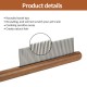 KQOZG Wooden Cat Comb, Cat Brush for Long Hair and Short Hair, Stainless Steel Dog Comb, Flea Comb for Cats, Suitable for All Lengths, Effectively Removes Tangles, Mats and Loose Hair KQOZG Wooden Cat Comb, Cat Brush for Long Hair and Short Hair, Stainless Steel Dog Comb, Flea Comb for Cats, Suitable for All Lengths, Effectively Removes Tangles, Mats and Loose Hair