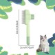Katomi Cat Comb Green - Grooming Comb for Cats, Fur Brush & Pet Grooming, Environmentally Friendly, Ideal for Cat Owners, Christmas & Birthday, 10 cm Katomi Cat Comb Green - Grooming Comb for Cats, Fur Brush & Pet Grooming, Environmentally Friendly, Ideal for Cat Owners, Christmas & Birthday, 10 cm