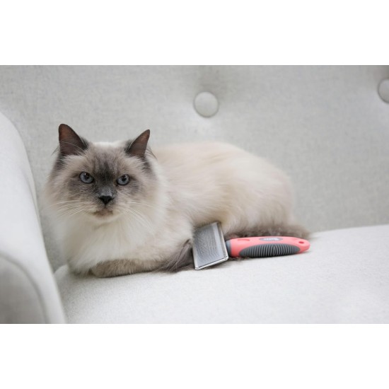 Kerbl Pet Soft Slicker Brush Small 16 x 6 cm for Cats Kerbl Pet Soft Slicker Brush Small 16 x 6 cm for Cats