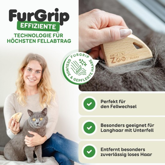Kobbi Thinning Comb - The Ideal Cat Brush for Changing Fur for Long Hair and Undercoat - Grooming for Any Short Hair & Long Hair Cat Kobbi Thinning Comb - The Ideal Cat Brush for Changing Fur for Long Hair and Undercoat - Grooming for Any Short Hair & Long Hair Cat