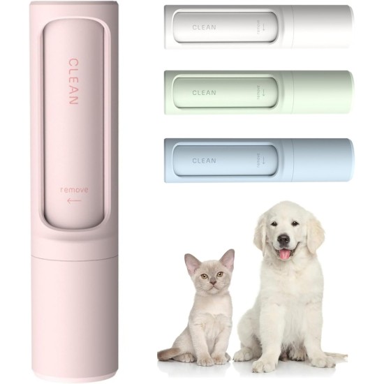 Lilo & Filou - Lint Brush, Lint Roller, Clothes Brush, Self-Cleaning, Reusable, Travel Size, Cat Hair, Dog Hair, Pet Hair Remover - Lime Green Lilo & Filou - Lint Brush, Lint Roller, Clothes Brush, Self-Cleaning, Reusable, Travel Size, Cat Hair, Dog Hair, Pet Hair Remover - Lime Green
