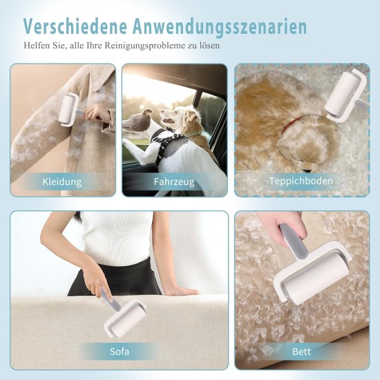Lint Roller, 6 Rolls with 2 Dispensers, 1 Dust Cover, Extra Sticky Lint Roller, Clothes, Lint Roller for Clothes, Hair, Cat Hair, Dog Hair, 60 Sheets/Rolls Lint Roller, 6 Rolls with 2 Dispensers, 1 Dust Cover, Extra Sticky Lint Roller, Clothes, Lint Roller for Clothes, Hair, Cat Hair, Dog Hair, 60 Sheets/Rolls