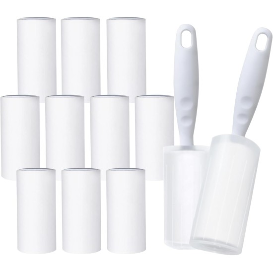 Lint Roller, 6 Rolls with 2 Dispensers, 1 Dust Cover, Extra Sticky Lint Roller, Clothes, Lint Roller for Clothes, Hair, Cat Hair, Dog Hair, 60 Sheets/Rolls Lint Roller, 6 Rolls with 2 Dispensers, 1 Dust Cover, Extra Sticky Lint Roller, Clothes, Lint Roller for Clothes, Hair, Cat Hair, Dog Hair, 60 Sheets/Rolls