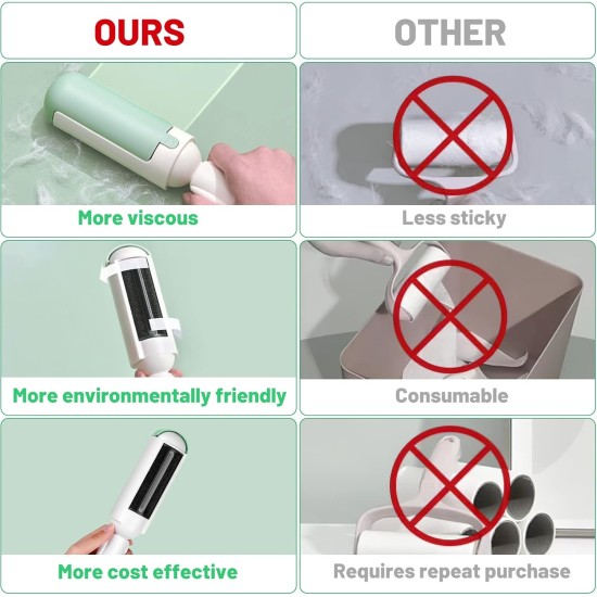 Lint Roller for Pet Hair, FainFun Washable Lint Roller for Pet Hair, Lint Brush Reusable, Pet Hair Remover Roll Pet Hair Remover for Living Room, Sofa and Car Seats Lint Roller for Pet Hair, FainFun Washable Lint Roller for Pet Hair, Lint Brush Reusable, Pet Hair Remover Roll Pet Hair Remover for Living Room, Sofa and Car Seats