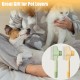 Lucktao 2 Stück Fellblitz Bürste Katze,Selbstreinigende Haustier Bürste,Flohkamm für Katzen und Hunde,Katzenbürste mit Knopf,Flohkamm für Haustiere,für Reinigung FellEntfilzt Flöhe Lucktao 2 Stück Fellblitz Bürste Katze,Selbstreinigende Haustier Bürste,Flohkamm für Katzen und Hunde,Katzenbürste mit Knopf,Flohkamm für Haustiere,für Reinigung FellEntfilzt Flöhe