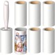 MELERIO 420 Sheets Extra Sticky Lint Roller with 5 Replacement Rollers, 1 Dust Cover for Clothes, Sofa, Bed and Carpet, Lint Roller for Pet Hair, Cat Hair, Dog Hair, Dust & Lint MELERIO 420 Sheets Extra Sticky Lint Roller with 5 Replacement Rollers, 1 Dust Cover for Clothes, Sofa, Bed and Carpet, Lint Roller for Pet Hair, Cat Hair, Dog Hair, Dust & Lint