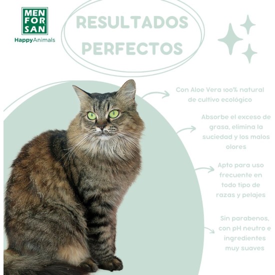 MENFORSAN Aloe Vera Foam Shampoo for Cats 200 ml MENFORSAN Aloe Vera Foam Shampoo for Cats 200 ml