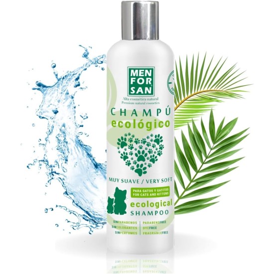 MENFORSAN Very Mild Ecological Shampoo for Cats and Kittens, 300 ml MENFORSAN Very Mild Ecological Shampoo for Cats and Kittens, 300 ml