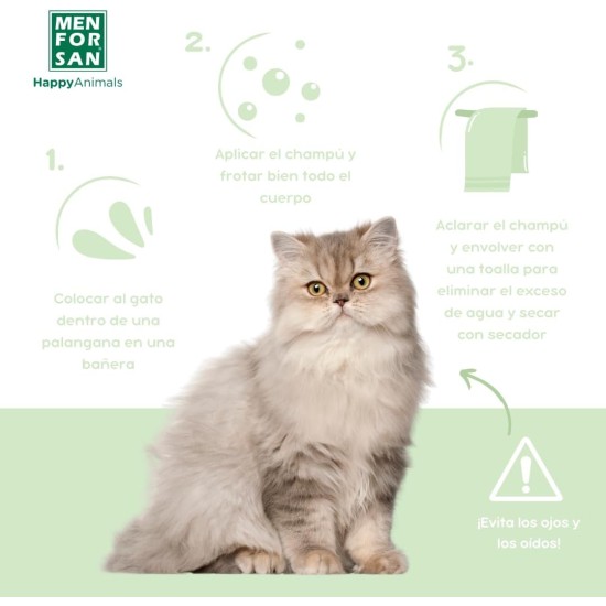 MENFORSAN Very Mild Ecological Shampoo for Cats and Kittens, 300 ml MENFORSAN Very Mild Ecological Shampoo for Cats and Kittens, 300 ml