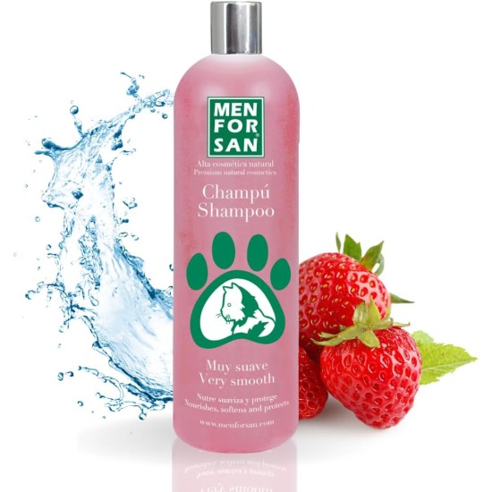 MENFORSAN Very Mild Shampoo for Cats 1L Nourishes Softens and Protects Coat MENFORSAN Very Mild Shampoo for Cats 1L Nourishes Softens and Protects Coat