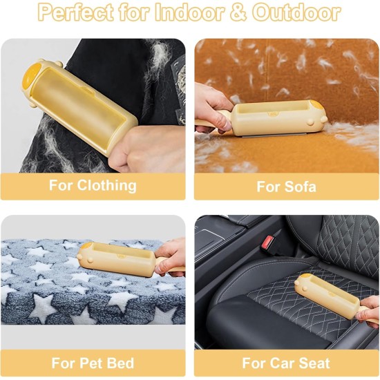 MEYDLL Pet Hair Remover Lint Roller for Cat Hair and Dog Hair Lint Brush Reusable Pet Hair Remover Brush for Pet Hair Dog Hair Cat Hair Lint Roller for Sofa Bed MEYDLL Pet Hair Remover Lint Roller for Cat Hair and Dog Hair Lint Brush Reusable Pet Hair Remover Brush for Pet Hair Dog Hair Cat Hair Lint Roller for Sofa Bed