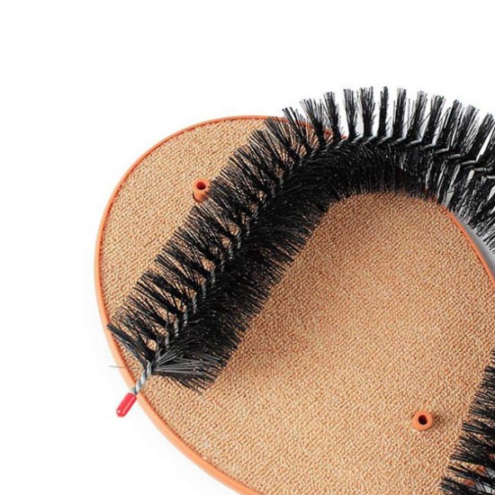 MINGZE Arch Cat Groom Self-Care Cat Toy Cat Self Groomer, Massager and Cat Scratcher, Scratching Arch Kitten Massaging Pet Self Grooming Bristle Groomer Toy Perfect for Playing MINGZE Arch Cat Groom Self-Care Cat Toy Cat Self Groomer, Massager and Cat Scratcher, Scratching Arch Kitten Massaging Pet Self Grooming Bristle Groomer Toy Perfect for Playing