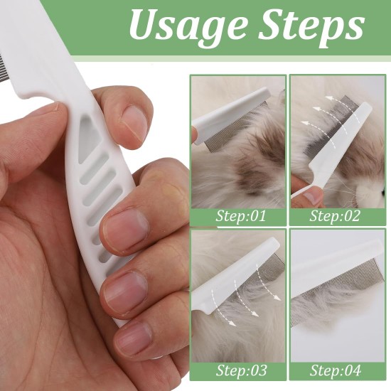 MIRKUZI Katzenkämme 2er-Pack Selbstreinigender Kamm, 1 grüner Stiftkamm + kleiner Flohkamm, Flohkamm für Katzen, Flohkamm für Hunde mit Auslöseknopf, Haustier-Hundebürste, Katzenbürste MIRKUZI Katzenkämme 2er-Pack Selbstreinigender Kamm, 1 grüner Stiftkamm + kleiner Flohkamm, Flohkamm für Katzen, Flohkamm für Hunde mit Auslöseknopf, Haustier-Hundebürste, Katzenbürste