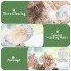 MOORSTDEL Steam Cat Brush, Micro Cleaning Brush for Cats, One-Touch Deshedding, Rechargeable Cat Hair Brush for Massage, Cleaning and Deflux MOORSTDEL Steam Cat Brush, Micro Cleaning Brush for Cats, One-Touch Deshedding, Rechargeable Cat Hair Brush for Massage, Cleaning and Deflux