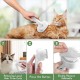 MOORSTDEL Steam Cat Brush, Micro Cleaning Brush for Cats, One-Touch Deshedding, Rechargeable Cat Hair Brush for Massage, Cleaning and Deflux MOORSTDEL Steam Cat Brush, Micro Cleaning Brush for Cats, One-Touch Deshedding, Rechargeable Cat Hair Brush for Massage, Cleaning and Deflux