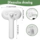 MOORSTDEL Steam Cat Brush, Micro Cleaning Brush for Cats, One-Touch Deshedding, Rechargeable Cat Hair Brush for Massage, Cleaning and Deflux MOORSTDEL Steam Cat Brush, Micro Cleaning Brush for Cats, One-Touch Deshedding, Rechargeable Cat Hair Brush for Massage, Cleaning and Deflux