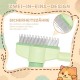 MigWoo Pack of 2 Fellblitz Brush, Self-Cleaning Cat Comb for Pets, Cat Brush with Release Button, with Bath Brush, Rubber Curry and Storage Bag, Cleaning Loose Hair MigWoo Pack of 2 Fellblitz Brush, Self-Cleaning Cat Comb for Pets, Cat Brush with Release Button, with Bath Brush, Rubber Curry and Storage Bag, Cleaning Loose Hair