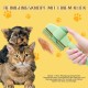 MigWoo Pack of 2 Fellblitz Brush, Self-Cleaning Cat Comb for Pets, Cat Brush with Release Button, with Bath Brush, Rubber Curry and Storage Bag, Cleaning Loose Hair MigWoo Pack of 2 Fellblitz Brush, Self-Cleaning Cat Comb for Pets, Cat Brush with Release Button, with Bath Brush, Rubber Curry and Storage Bag, Cleaning Loose Hair