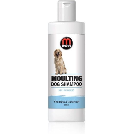 Mikki 6300232 Moulting Dog Grooming Shampoo, 250 ml