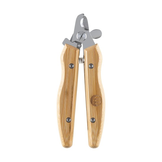 Mikki, Bamboo Dog & Cat Claw Clippers with Safety Stop to Reduce Risk of Overcutting, Micro Serrated Blades for a Clean Cut, Large Mikki, Bamboo Dog & Cat Claw Clippers with Safety Stop to Reduce Risk of Overcutting, Micro Serrated Blades for a Clean Cut, Large
