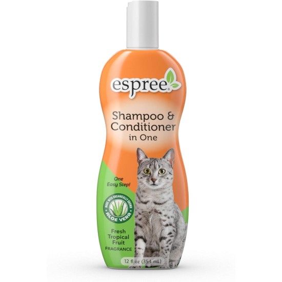 Natural Shampoo & Conditioner in One for Cats 354 ml Natural Shampoo & Conditioner in One for Cats 354 ml